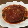 まひわ's cooksnap of when they made 【トマト缶】トマト煮込みハンバーグ.
