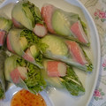 ひろちゃん55's cooksnap of when they made 生春巻き 簡単 節約 海老無し.