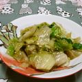 赤い電話's cooksnap of when they made 新定番！シャキうまレタスのお浸し☆.