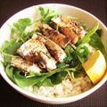 ひさかた's cooksnap of when they made オイルサーディンとクレソンのごはん。.