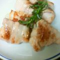 ともこ629's cooksnap of when they made 里芋の豚肉巻きローズマリーソテー.