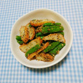 まあまま☆0403's cooksnap of when they made 簡単☆さつま揚げといんげんの胡麻和え.