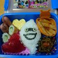 aki178aki's cooksnap of when they made キャラ弁☆ようかいウォッチ ウィスパー.