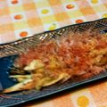 クックNBQNE0☆'s cooksnap of when they made 魚焼きグリルとトングで簡単焼きナス、.