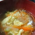 鈴のママ's cooksnap of when they made 人参と卵で【ダシダ】スープ.