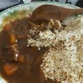 まるさんパパ's cooksnap of when they made 糖質オフなカレーライス？【カレーおから】.