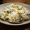 かえるぷりん's cooksnap of when they made 野沢菜ちりめん炒飯.