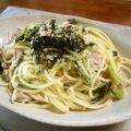 かえるぷりん's cooksnap of when they made しらすと野沢菜のパスタ.