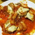 かずゅたん's cooksnap of when they made とろ～りチーズde鶏肉のキムチ炒め♪.