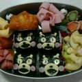 じゅんのママさん's cooksnap of when they made 簡単♪可愛い♪キャラ弁当☆くまモン大集合.