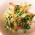 はらぺこﾏﾏ's cooksnap of when they made 夏バテ 燃焼促進 栄養満点の豆苗サラダ.
