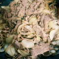 サカミキ's cooksnap of when they made 牛肉と玉ねぎの炒めもの.