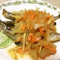 毎日楽しい's cooksnap of when they made ししゃもの焼き浸し☆玉葱＆人参たっぷり♪.