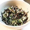 emi＊☆'s cooksnap of when they made 切干大根とひじきときゅうりの酢の物.
