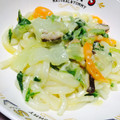 ♡naree36♡'s cooksnap of when they made 冷凍うどん☆白菜トマト卵のまろやかうどん.
