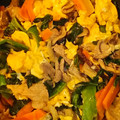 たいようのすけ's cooksnap of when they made 絶品☆高菜と豚肉のオイマヨ炒め.