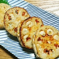konさん's cooksnap of when they made 簡単材料3つだけ！蓮根のはさみ焼き.