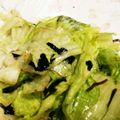 sa0ri♡'s cooksnap of when they made レタス海苔サラダ.