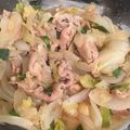 Idylle♡'s cooksnap of when they made 簡単♪にんにく醤油♡豚肉×キャベツ炒め.