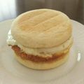 かあたらあ's cooksnap of when they made ハムかつエッグマフィン.