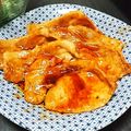 ♡キイロイトリ♡'s cooksnap of when they made ハチミツソースのポークソテー.