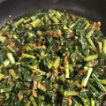 海も山も好き's cooksnap of when they made 簡単！大根の葉の炒め煮。.