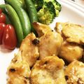 jine22's cooksnap of when they made お肉しっとり柔らか＊鶏胸肉のオイマヨ炒め.