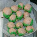 じりぃ☆'s cooksnap of when they made HBで中華風☆桃まんじゅう 卵不使用.