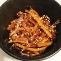 zwerg's cooksnap of when they made 常備菜*大根の皮でしっかり味のきんぴら.