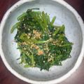 メタボーママ's cooksnap of when they made 春菊のゴマ和え.