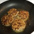 橙食堂's cooksnap of when they made 味噌だれつくねハンバーグ♪.