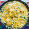 kmkiia's cooksnap of when they made フライパンでチキンとほうれん草のドリア♡.