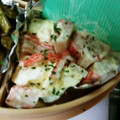 カメリア22's cooksnap of when they made ✿カニカマとチーズのブラペマヨ和え✿.