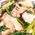 amehuri's cooksnap of when they made めんつゆで！鶏肉の治部煮風.