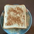 瑠依子's cooksnap of when they made バターなし◎3分シナモンロール風トースト.