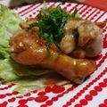 しょみ一's cooksnap of when they made 話題入り☆手羽元のこってり旨～い甘酢煮.