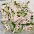 パフェうさこ♪'s cooksnap of when they made 鶏胸ときゅうりのナムル風.