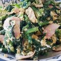 まいりいえみりい's cooksnap of when they made 小松菜とベーコンの卵炒め.