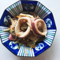 ムーミンママヨ's cooksnap of when they made いかとえのきだけの炒め物.