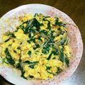 ゆきにゃんちゃん's cooksnap of when they made ニラともやし炒めのカニカマたまごのせ.