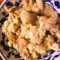 はなゆうママン's cooksnap of when they made めんつゆで簡単☆肉豆腐の卵とじ☆.