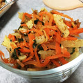 tomiha's cooksnap of when they made 大人気！沢庵と人参と大葉のごま和え.