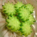 たもたん's cooksnap of when they made ☆型のきゅうりの飾り切り　.