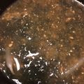 ちゃんみーっこ's cooksnap of when they made キャラ弁・手巻き等の余りで☆海苔の味噌汁.