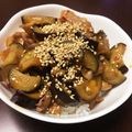 クックVRUKO3☆'s cooksnap of when they made 中華風☆さっぱり豚ナス丼.