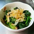 ma04tsu's cooksnap of when they made 超簡単！ほうれん草の胡麻油風味お浸し！.