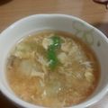 えすのすけ's cooksnap of when they made カニ缶の中華スープ.
