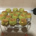 クックWC0AQH☆'s cooksnap of when they made 抹茶とホワイトチョコのマフィン.