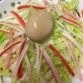 魅華千's cooksnap of when they made めんつゆ簡単冷やしサラダうどん.