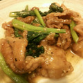 ★☆★りんこ☆★☆'s cooksnap of when they made 黒胡椒たっぷり小松菜と豚肉とろ～り炒め♪.